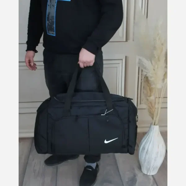 ساک ورزشی و اسپرت پارچه ای با بند بلند و زیپ ابعاد 54 در 35 در 15 سانتیمتر - تصویر 4