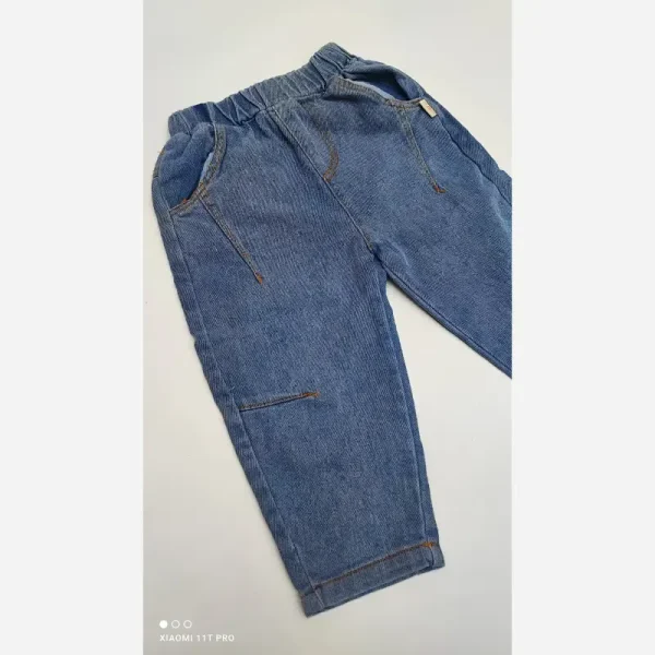 ست پاییزه بلوز شلوار تدی برجسته وارداتی بچگانه - تصویر 4