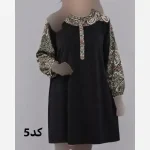 تونیک زنانه طرح اندونزی نخی سایز بزرگ قواره دار - تصویر 4