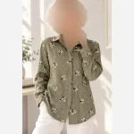 شومیز گلدار جنس عالی