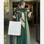 روسری نخ کاستوم طرح آتوسا سایز 140 چرخ دوز