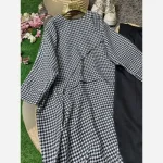 رویه زمستانه جنس پیردوبل اعلا رنگ مشکی سفید و کرم سفید فری سایز 38 تا 46 - تصویر 4