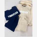 ست دورس سه نخ ضخیم بچگانه مدل Traveler پنبهای - تصویر 3