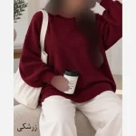 بلوز بافت زنانه نخ ترک ساده لش ضد حساسیت سایز 36 تا 50 - تصویر 10