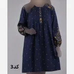 تونیک زنانه طرح اندونزی نخی سایز بزرگ قواره دار - تصویر 2