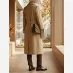 ترنچ کت زنانه جنس کتان زارا آسترکشی کامل سایزبندی - تصویر 7