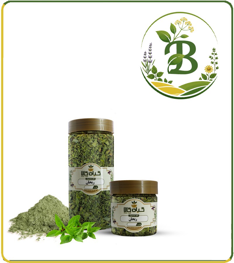 reyhan.jpg گیاه ریحان خشک یا پودری بسته بندی - تصویر 1